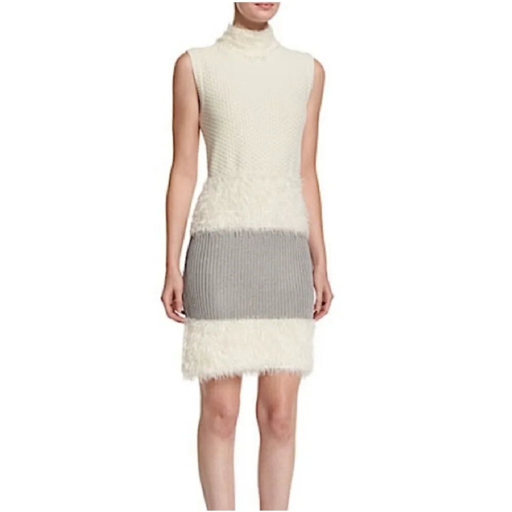 Diane von‎ Furstenberg Sleeveless Plush Knit Dress